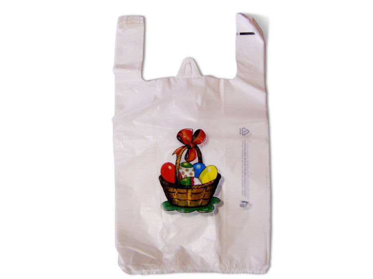 Taška 10kg velikonoční 50ks - Úklidové a ochranné pomůcky Obalový materiál Mikrotenové tašky